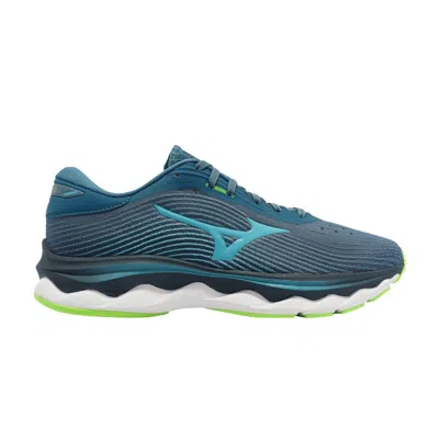 MIZUNO WAVE SKY 5 'PEACOCK GECKO GREEN'