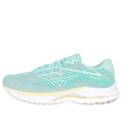 MIZUNO (WMNS) Mizuno Wave Rider 27 4E Wide 'Mint Green White'