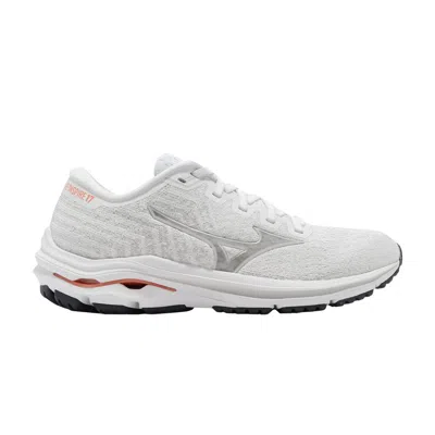 MIZUNO WMNS WAVE INSPIRE 17 WAVEKNIT 'WHITE PAPAYA'