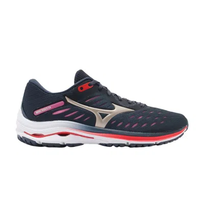 MIZUNO WMNS WAVE RIDER 24 'NAVY RED'