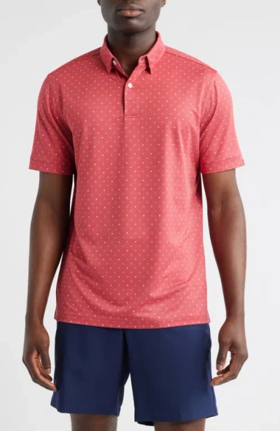 MIZZEN + MAIN MIZZEN+MAIN HALYARD TRIM FIT DOT PRINT POLO