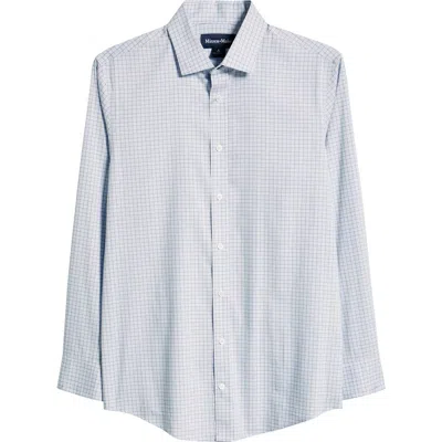MIZZEN + MAIN MIZZEN+MAIN HILTON OPEN CHECK COTTON BLEND BUTTON-UP SHIRT