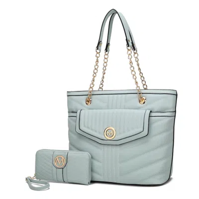 MKF COLLECTION BY MIA K CHIARI TOTE BAG WITH WALLET - 2 PIECES.