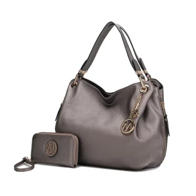 MKF COLLECTION BY MIA K FABIENNE HOBO HANDBAG WITH WALLET