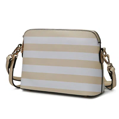 MKF COLLECTION BY MIA K KIMMY STRIPED CROSSBODY HANDBAG
