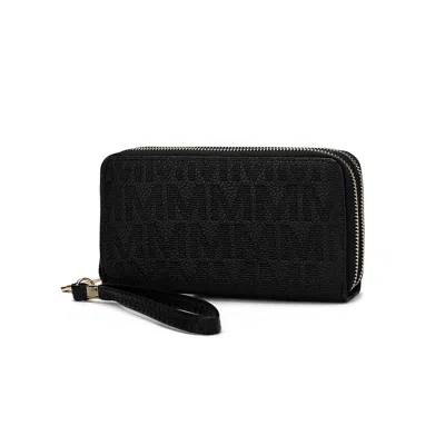 MKF COLLECTION BY MIA K LISBETTE WRISTLET WALLET PURSE HANDBAG M SIGNATURE