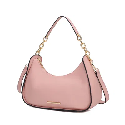 MKF COLLECTION BY MIA K LOTTIE VEGAN LEATHER WOMEN'S HOBO HANDBAG HALF MOON BY MIA K