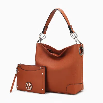 MKF COLLECTION BY MIA K VIVIANA WOMEN'S 2PCS HOBO BAG WITH WRISTLET BY MIA K