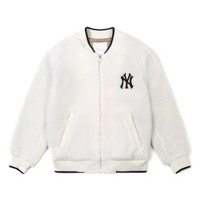 MLB MLB New York Yankees Lambs Wool Jacket Unisex White