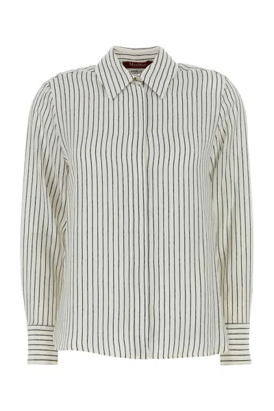 MM STUDIO MM STUDIO PRINTED SILK LAMA SHIRT