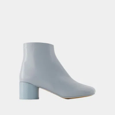 MM6 MAISON MARGIELA 6 ANATOMIC 50 ANKLE BOOTS - MM6 MAISON MARGIELA - LEATHER - BLUE
