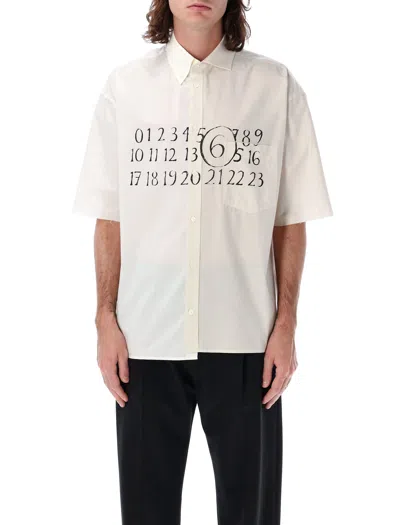 MM6 MAISON MARGIELA ASYMMETRIC POPLIN SHIRT