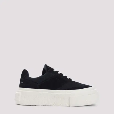 MM6 MAISON MARGIELA BLACK LACE UP SNEAKERS