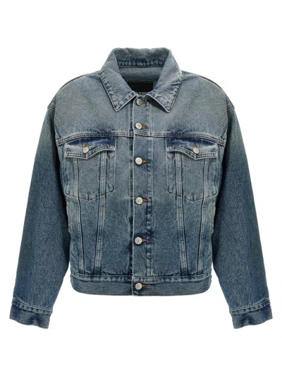 MM6 MAISON MARGIELA WOMEN BLUE DENIM JACKET SLEEVE CUT, S LUXURY JACKETS FOR WOMEN DARVEYS