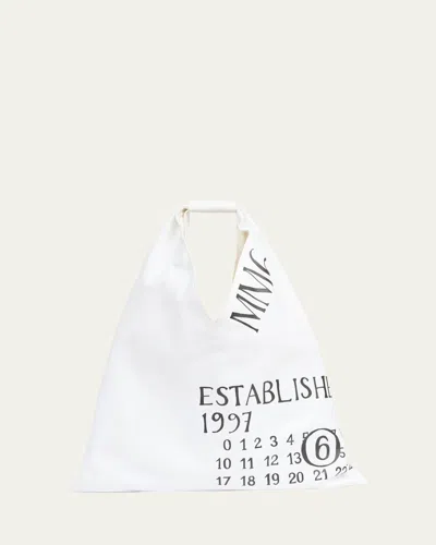 MM6 MAISON MARGIELA CLASSIC JAPANESE ESTABLISHED-PRINT TOTE BAG