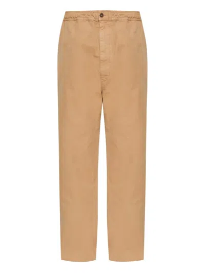 MM6 MAISON MARGIELA COTTON WIDE-LEG TROUSERS