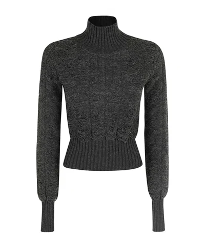 MM6 MAISON MARGIELA MM6 MAISON MARGIELA TURTLENECK KNITTED SWEATER
