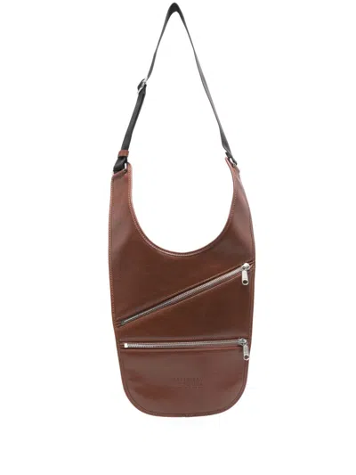 MM6 MAISON MARGIELA LEATHER SHOULDER BAG