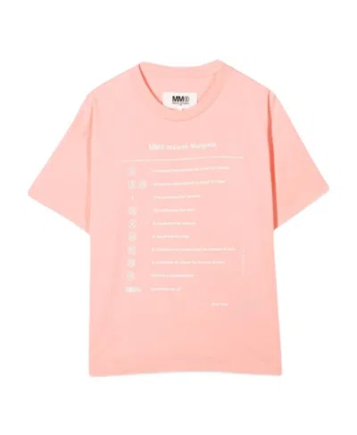 MM6 MAISON MARGIELA LOGO LETTER T-SHIRT