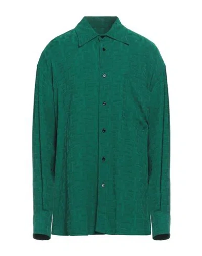 MM6 MAISON MARGIELA MM6 MAISON MARGIELA MAN SHIRT EMERALD GREEN SIZE 36 VISCOSE