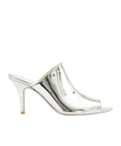 MM6 MAISON MARGIELA METALLIC-EFFECT MULES