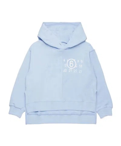 MM6 MAISON MARGIELA MM6 MAISON MARGIELA KIDS LOGO PRINTED HOODIE