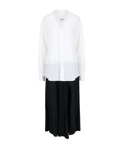 MM6 MAISON MARGIELA MM6 MAISON MARGIELA PANELLED SHIRT DRESS