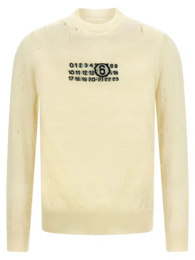 MM6 MAISON MARGIELA MM6 MAISON MARGIELA 'NUMERIC SIGNATURE MM6' SWEATER
