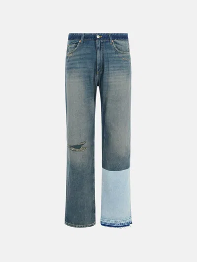 MM6 MAISON MARGIELA 'PATCH' BLUE DENIM JEANS
