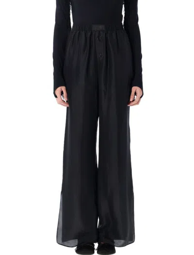 MM6 MAISON MARGIELA MM6 MAISON MARGIELA PYJAMAS STYLE SILK PANT