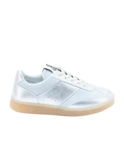 MM6 MAISON MARGIELA 6 COURT LAMÉ SNEAKERS