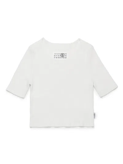 MM6 MAISON MARGIELA RIBBED-KNIT TOP