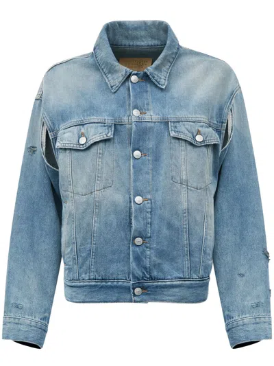 MM6 MAISON MARGIELA SINGLE-STITCH DENIM JACKET