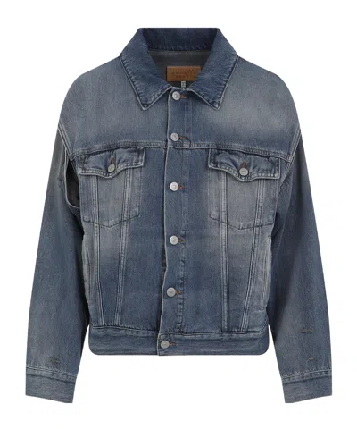 MM6 MAISON MARGIELA MM6 MAISON MARGIELA DISTRESSED DENIM JACKET