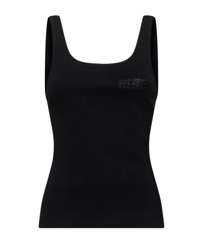 MM6 MAISON MARGIELA MM6 MAISON MARGIELA STRAP-DETAILED OPEN-BACK TANK TOP