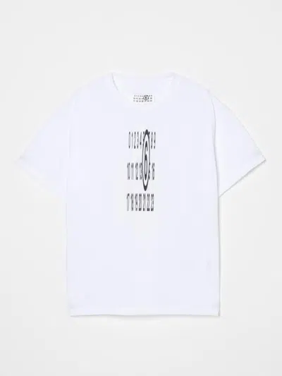 MM6 MAISON MARGIELA T-SHIRT MM6 MAISON MARGIELA KIDS COLOR WHITE