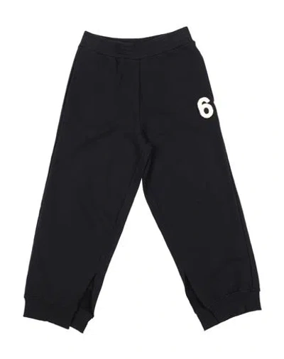 MM6 MAISON MARGIELA MM6 MAISON MARGIELA TODDLER GIRL PANTS BLACK SIZE 4 COTTON