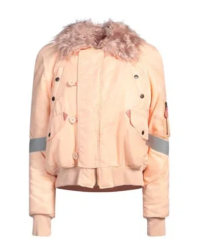MM6 MAISON MARGIELA MM6 MAISON MARGIELA WOMAN JACKET PINK SIZE 8 POLYAMIDE