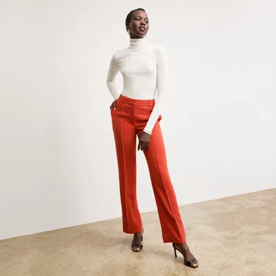 M.M.LAFLEUR THE LOWEN JETSET PANT - EVERYDAY CREPE WITH TOPSTITCH