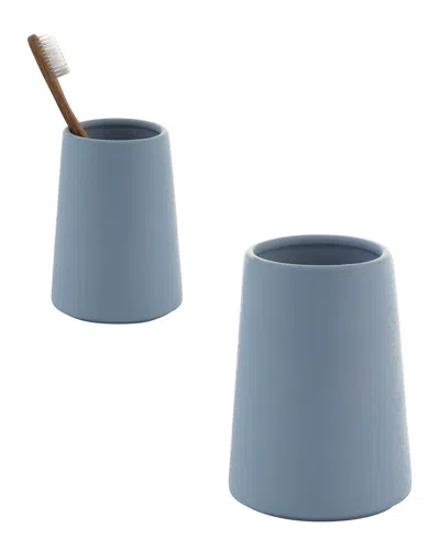 MODA AT HOME MODA AT HOME ANITRA CERAMIC BATH COUNTERTOP 4PC SET