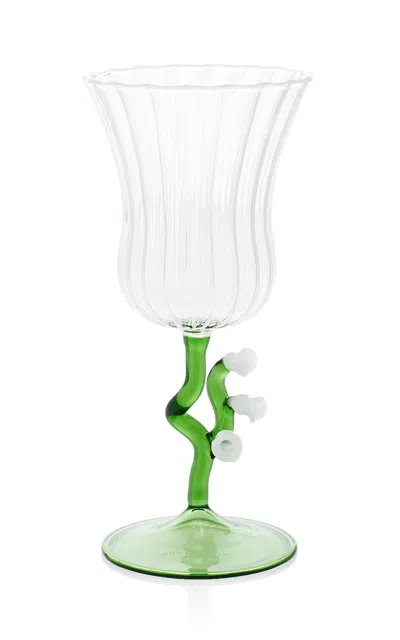 MODA DOMUS LILY OF THE VALLEY WATER GLASS