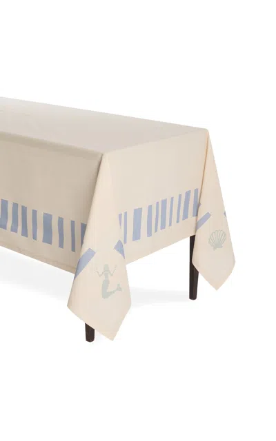 MODA DOMUS RIVIERA RECTANGULAR COTTON TABLECLOTH
