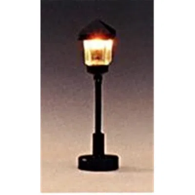 MODEL POWER 1.5 IN. 3 PIECE 1-72 HO SCALE GAS LAMPPOST WITH SQUARE TOP