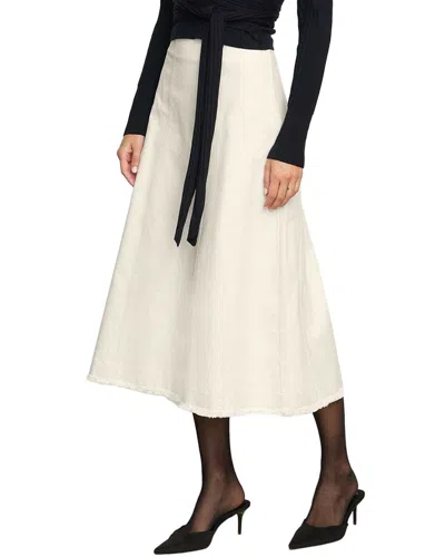 MODERN CITIZEN MODERN CITIZEN SASKIA FRONT-SEAM COTTON TWILL SKIRT