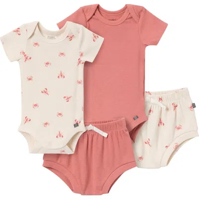 MODERN MOMENTS™ BY GERBER MODERN MOMENTS™ BY GERBER BODYSUITS & SHORTS 4-PACK SET
