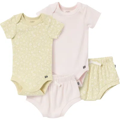 MODERN MOMENTS™ BY GERBER MODERN MOMENTS™ BY GERBER COORDINATING BODYSUITS & SHORTS SET 4-PACK