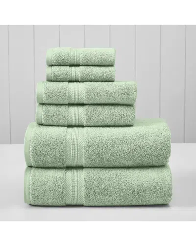 MODERN THREADS MODERN THREADS 6PC RAYON & COTTON-BLEND ULTRA SOFT & ABSORBENT TOWEL SET