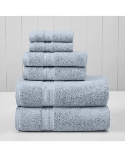 MODERN THREADS MODERN THREADS 6PC RAYON & COTTON-BLEND ULTRA SOFT & ABSORBENT TOWEL SET