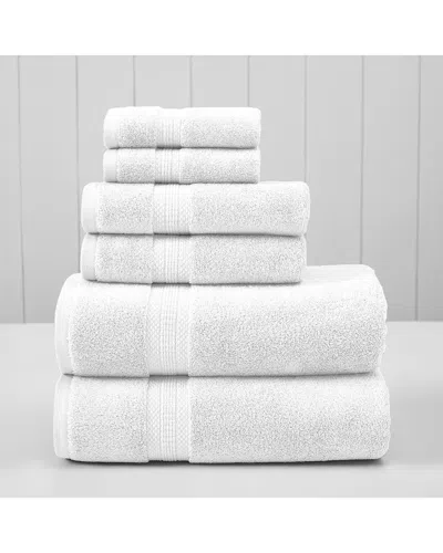 MODERN THREADS MODERN THREADS 6PC RAYON & COTTON-BLEND ULTRA SOFT & ABSORBENT TOWEL SET