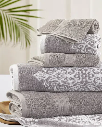 MODERN THREADS MODERN THREADS 6PC REVERSIBLE YARN DYED ARTESIA JACQUARD TOWEL SET